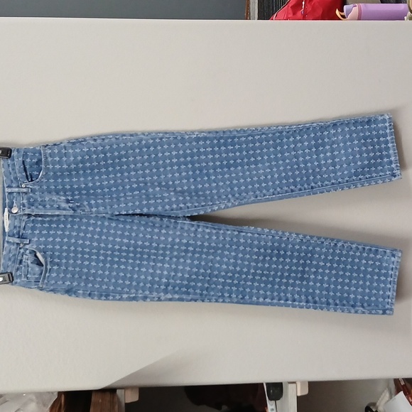 Nwot PacSun Medium Blue Distressed Dad Jeans Size 24 - Picture 4 of 13